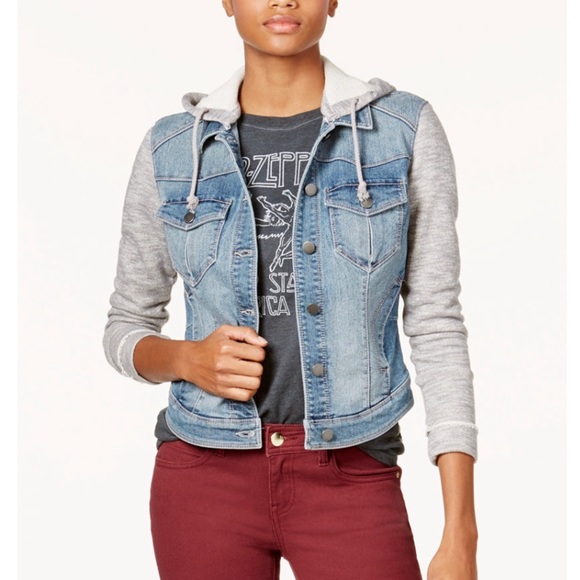 American Rag Jackets & Blazers - Hooded Jean Jacket